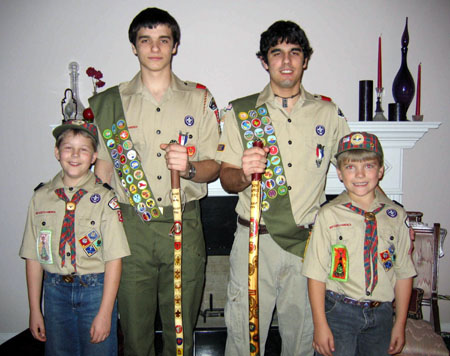 Eagle Scout Sticks commemorate a landmark